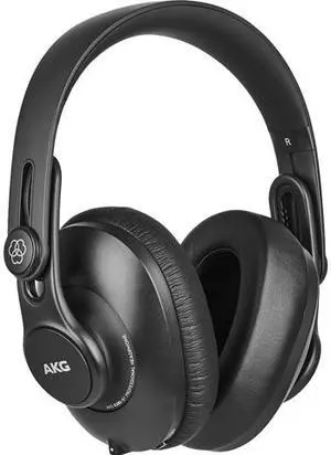 AKG Black K361-BT 1/8" (3.5 mm) TRS Connector Circumaural Over-ear, Closed-back, Foldable Studio Headphones with Bluetooth