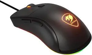 COUGAR Surpassion EX RGB Black 6 Buttons 1 x Wheel USB Wired Optical Gaming Mouse COUGAR Surpassion EX RGB Black 6 Buttons 1 x Wheel USB Wired Optical Gaming Mouse