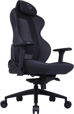 Cooler Master Hybrid 1 Ergonomic Gaming Chair, MuscleFlex Mesh, Airflow Mesh, High-Density Molded Foam, Premium Steel Frame|Aluminum Base, Adjustable Neck Support For PC Game, Office (CMI-GCHYB1-BK)