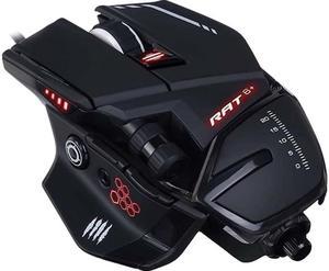 Mad Catz R.A.T. 6+ Optical Gaming Mouse MR04DCINBL000 Black 11 Buttons Wired Optical Gaming Mouse