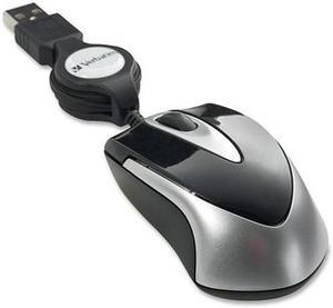 Verbatim 97256 Black 1 x Wheel USB Wired Optical Travel Mouse