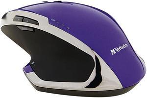 Verbatim 99020 Purple 8 Buttons 1 x Wheel RF Wireless Mouse