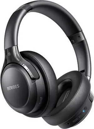 BERIBES Bluetooth Headphones Over Ear, 65H Playtime and 6 EQ Music Modes Wireless Headphones with Microphone, HiFi Stereo Foldable Lightweight Headset, Deep Bass for Home Office Cellphone PC Ect. BERIBES Bluetooth Headphones Over Ear, 65H Playtime and 6 EQ Music Modes Wireless Headphones with Microphone, HiFi Stereo Foldable Lightweight Headset, Deep Bass for Home Office Cellphone PC Ect.