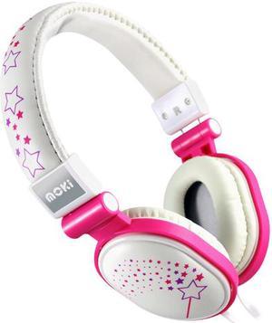 Moki ACC-HPPOD Popper Sparkles White Headphones