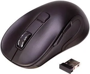 Innovera IVR62500 Black 6 Buttons 1 x Wheel USB 2.0 2.4 GHz Wireless Laser Hyper-Fast Scrolling Mouse