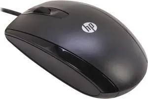 HP KY619AA#ABA Black 3 Buttons 1 x Wheel USB Wired Optical Mouse HP KY619AA#ABA Black 3 Buttons 1 x Wheel USB Wired Optical Mouse