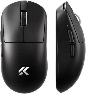 MCHOSE A7V2 Ultra Tri-Mode Lightweight Gaming Mouse, Dual 8K Wired/Wireless, PAW3950TI, 500mAh - Black MCHOSE A7V2 Ultra Tri-Mode Lightweight Gaming Mouse, Dual 8K Wired/Wireless, PAW3950TI, 500mAh - Black