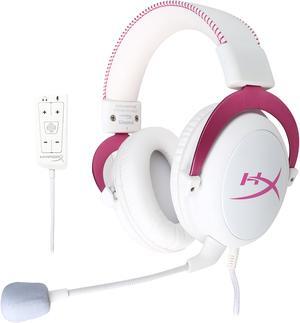 HyperX Cloud II Gaming Headset with 7.1 Virtual Surround Sound for PC/PS4/Mac/Mobile - Pink