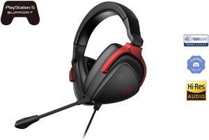 ASUS ROG Delta S Core Wired Gaming Headset (Lightweight 270g, 7.1 Surround Sound, 50mm Drivers, Discord Certified Mic, 3.5mm,For PC, Switch, PS4, PS5, XBOX, and Mobile Devices)- Black