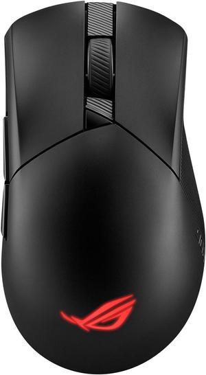 ASUS ROG Gladius III Wireless AimPoint Gaming Mouse Connectivity 24GHz RF Bluetooth Wired 36000 DPI Sensor 6 programmable Buttons ROG SpeedNova Replaceable switches Paracord Cable Black