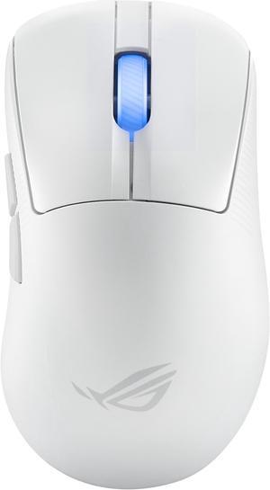 ASUS ROG Keris II WL Ace (54-gram ergonomic mouse, 42000-dpi, ROG Micro Switch, SpeedNova wireless technology, ROG Polling Rate Booster, 4000 Hz in wireless mode, up to 8000 Hz in wired mode) - White