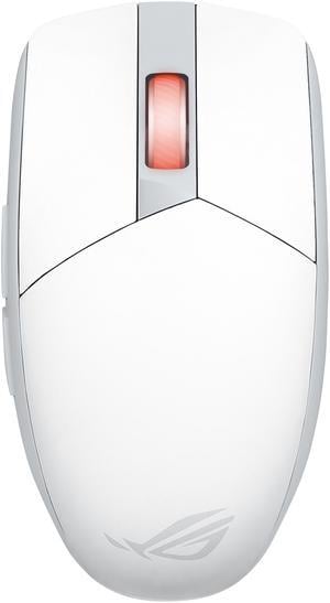 Asus ROG Strix Impact III Wireless Gaming Mouse - 57g Lightweight, 36K DPI, Bluetooth & 2.4GHz, Up to 618hrs Battery Life, Replaceable Switches - White