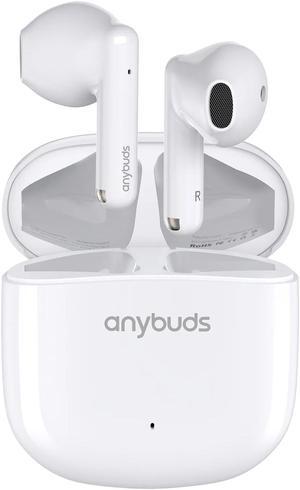 Tozo Anybuds Fits Bluetooth Wireless Earbuds and Charging Case - White   A00E3-WHT