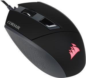 Corsair Gaming KATAR Gaming Mouse, Ambidextrous, Pro Player Modes, 8000 DPI, Backlit Red