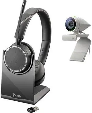 Poly P5 + VOYAGER 4220 UC Headset and Professional Webcam