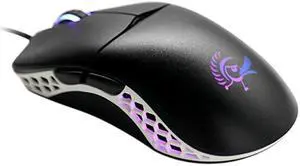 Ducky Feather - Kailh DMFE20O-OAZPA7A Black/White USB 2.0 Wired Mouse