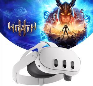 Meta Quest 3 512GB  Breakthrough Mixed Reality  Powerful Performance  Asgards Wrath 2 and Meta Quest Bundle  White