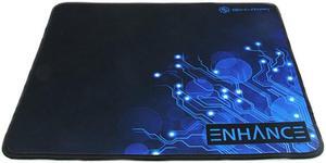 ENHANCE GX-MP1 Extended Gaming Mouse Pad Blue with Precision Tracking Surface, Non-Slip Base and Anti-Fray Stitching