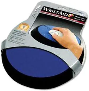 Allsop ASP26226 Wrist Aid Ergonomic Circular Mouse Pad, 9" dia., Cobalt Allsop ASP26226 Wrist Aid Ergonomic Circular Mouse Pad, 9" dia., Cobalt