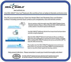 Seal Shield Medical Grade Antibacterial Mouse Pad