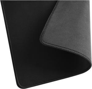 Innovera IVR52600 Large Mouse Pad, Nonskid Base, 9 7/8 x 11 7/8 x 1/8, Black