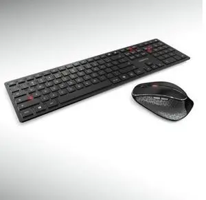 CHERRY DW 9500 SLIM Wireless Desktop with Bluetooth and RF Transmission - USB SX Wireless Bluetooth/RF 4.0 2.40 GHz Keyboard - English (US)   JD-9500US-2
