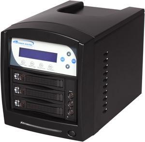 VINPOWER Black 1 to 2 128M DDR2 Buffer Memory Hard Drive Duplicator Model HDDShark-2T-BK