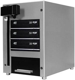 VINPOWER Silver 1 to 3 THE CUBE Automated Blu-ray DVD CD Duplicator - 3 Drive & 60 Disc Capacity Model CUB60-S3T-BD VINPOWER Silver 1 to 3 THE CUBE Automated Blu-ray DVD CD Duplicator - 3 Drive & 60 Disc Capacity Model CUB60-S3T-BD
