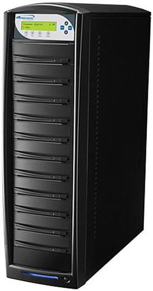 VINPOWER Black 1 to 10 128M Buffer Memory SharkNet Network Capable DVD CD Duplicator with USB 3.0 + 320GB HDD Model SharkNet-10T-DVD-BK VINPOWER Black 1 to 10 128M Buffer Memory SharkNet Network Capable DVD CD Duplicator with USB 3.0 + 320GB HDD Model SharkNet-10T-DVD-BK