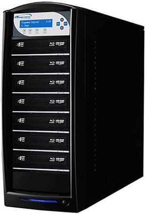 VINPOWER Black 1 to 7 128M Buffer Memory SharkBlu Blu-ray DVD CD Disc Duplicator + 500GB HDD + USB 3.0 CopyConnect Model SharkBlu-S7T-BK VINPOWER Black 1 to 7 128M Buffer Memory SharkBlu Blu-ray DVD CD Disc Duplicator + 500GB HDD + USB 3.0 CopyConnect Model SharkBlu-S7T-BK