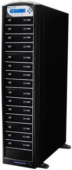 VINPOWER Black 1 to 15 256M Buffer Memory SharkNet Network Capable Blu-ray DVD CD Duplicator + USB 3.0 + 500GB HDD Model SharkNet-15T-BD-BK VINPOWER Black 1 to 15 256M Buffer Memory SharkNet Network Capable Blu-ray DVD CD Duplicator + USB 3.0 + 500GB HDD Model SharkNet-15T-BD-BK