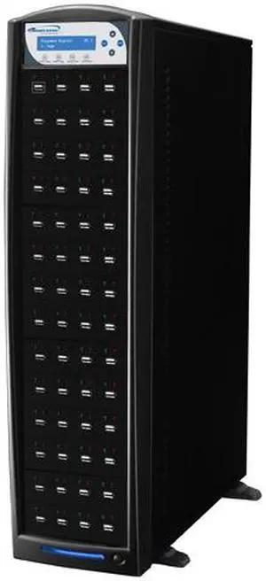 VINPOWER Black 1 to 55 128M Buffer Memory USBShark USB Flash Copy Tower Duplicator Model USBSHARK-55T-BK