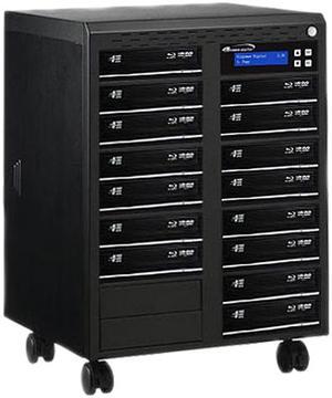 VINPOWER 1 to 15 Econ Series  Blu-ray DVD CD Duplicator Tower with 500GB Hard Drive Model Econ-S15T-BD-BK