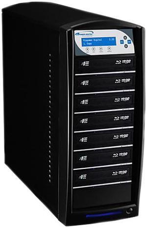 VINPOWER Black 1 to 7 128M Buffer Memory SharkNet Blu-ray DVD CD NetWork Duplicator Tower with 500GB Hard Drive Model SharkNet-7T-BD-BK VINPOWER Black 1 to 7 128M Buffer Memory SharkNet Blu-ray DVD CD NetWork Duplicator Tower with 500GB Hard Drive Model SharkNet-7T-BD-BK