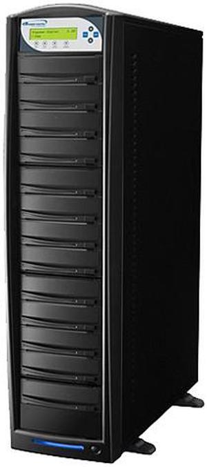 VINPOWER Black 1 to 12 256M Buffer Memory SharkCopier DVD/CD Tower Duplicator with 320GB Hard Drive Model SHARK-S12T-BK VINPOWER Black 1 to 12 256M Buffer Memory SharkCopier DVD/CD Tower Duplicator with 320GB Hard Drive Model SHARK-S12T-BK