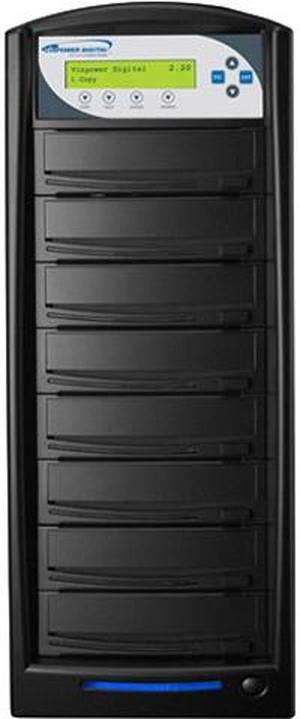 VINPOWER Black 1 to 7 128M Buffer Memory SharkCopier DVD/CD Tower Duplicator with 320GB Hard Drive Model SHARK-S7T-BK VINPOWER Black 1 to 7 128M Buffer Memory SharkCopier DVD/CD Tower Duplicator with 320GB Hard Drive Model SHARK-S7T-BK