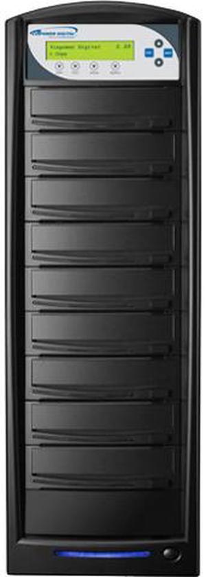VINPOWER Black 1 to 8 128M Buffer Memory SharkCopier DVD/CD Tower Duplicator with 320GB Hard Drive Model SHARK-S8T-BK VINPOWER Black 1 to 8 128M Buffer Memory SharkCopier DVD/CD Tower Duplicator with 320GB Hard Drive Model SHARK-S8T-BK