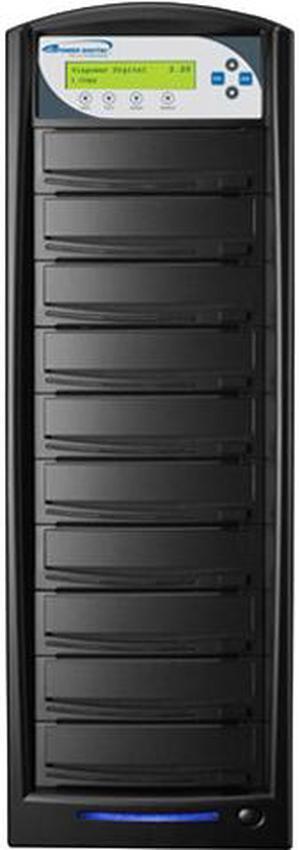 VINPOWER Black 1 to 9 128M Buffer Memory SharkCopier DVD/CD Tower Duplicator with 320GB Hard Drive Model SHARK-S9T-BK VINPOWER Black 1 to 9 128M Buffer Memory SharkCopier DVD/CD Tower Duplicator with 320GB Hard Drive Model SHARK-S9T-BK