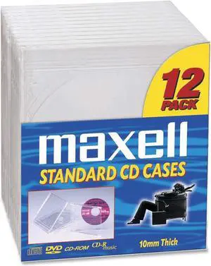 maxell 190069 Storage CD Jewel Case maxell 190069 Storage CD Jewel Case
