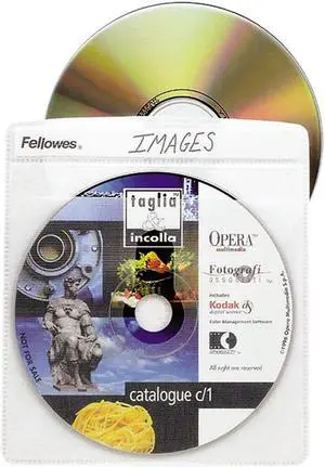 Fellowes 90661 CD/DVD Sleeves - 25 Packs Fellowes 90661 CD/DVD Sleeves - 25 Packs