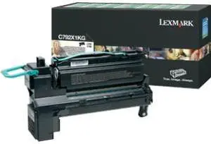 Lexmark C792X2KG Extra High Yield Toner Cartridge - Black