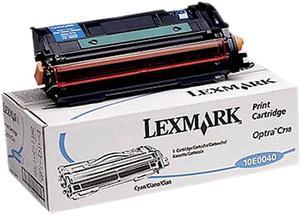 Lexmark 10E0040 Toner Cartridge - Cyan