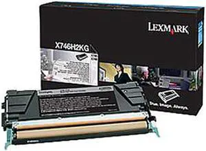 Lexmark X746H4KG High Yield Return Program Toner Cartridge - Black