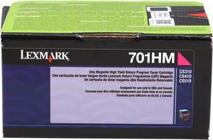 Lexmark 70C1HM0 High Yield Return Program Toner Cartridge - Magenta