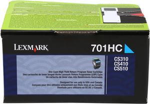 Lexmark 70C1HC0 High Yield Return Program Toner Cartridge - Cyan