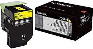 Lexmark 70C0H40 High Yield Toner Cartridge - Yellow