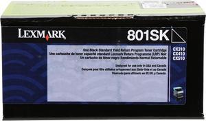 Lexmark 80C1SK0 Return Program Toner Cartridge - Black