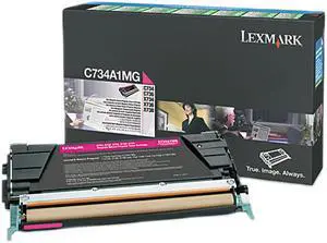 Lexmark X746A1MG Return Program Toner Cartridge - Magenta