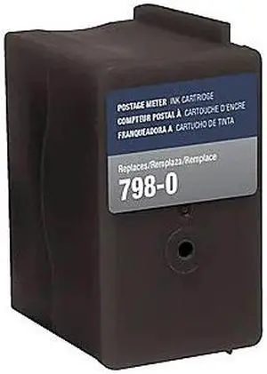 Clover Imaging STA7980 Red Compatible Fluorescent Red Standard Yield Ink Cartridge Replacement for Pitney Bowes SL-798-0/798-0