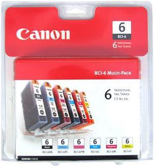 Canon BCI-6 Ink Cartridge - Combo Pack - Black/Cyan/Magenta/Yellow/Photo Cyan/Photo Magenta